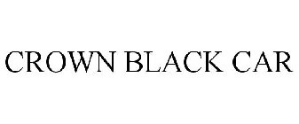 CROWN BLACK CAR