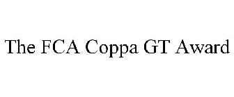 THE FCA COPPA GT AWARD