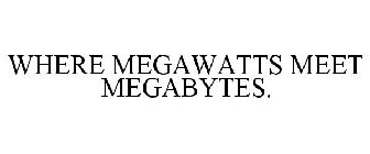 WHERE MEGAWATTS MEET MEGABYTES