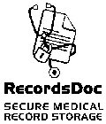 RECORDSDOC SECURE MEDICAL RECORD STORAGE