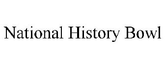 NATIONAL HISTORY BOWL
