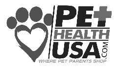 PET HEALTH USA .COM WHERE PET PARENTS SHOP