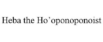 HEBA THE HO'OPONOPONOIST