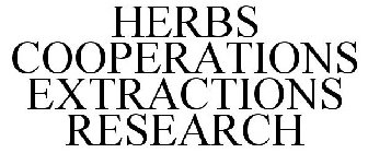 HERBS_COOPERATIONS_EXTRACTIONS_RESEARCH