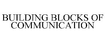 BUILDING BLOCKS OF COMMUNICATION