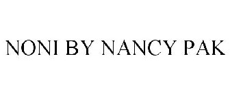NONI BY NANCY PAK