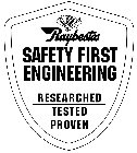 RAYBESTOS SAFETY FIRST ENGINEERING RESEARCHED TESTED PROVEN