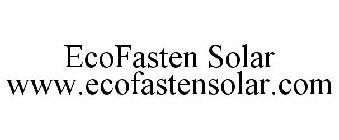 ECOFASTEN SOLAR WWW.ECOFASTENSOLAR.COM