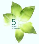 5 FACTORS OF RADIANCE