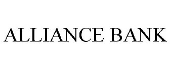 ALLIANCE BANK