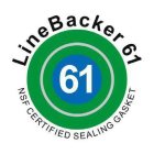 61 LINEBACKER NSF CERTIFIED SEALING GASKET