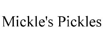 MICKLE'S PICKLES