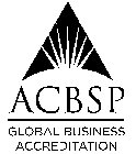 ACBSP GLOBAL BUSINESS ACCREDITATION