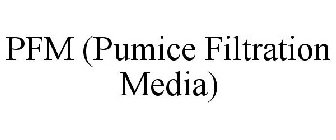 PFM (PUMICE FILTRATION MEDIA)
