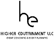 HE HIGHER EDUTAINMENT LLC EVENT COACHING & EVENT PLANNING