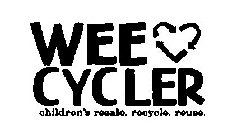 WEE CYCLER CHILDREN'S RESALE. RECYCLE. REUSE.