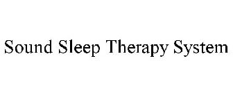 SOUND SLEEP THERAPY SYSTEM