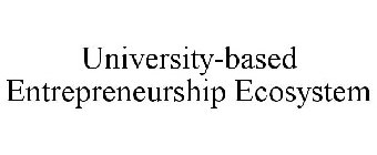 UNIVERSITY-BASED ENTREPRENEURSHIP ECOSYSTEM