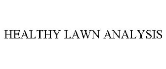 HEALTHY LAWN ANALYSIS