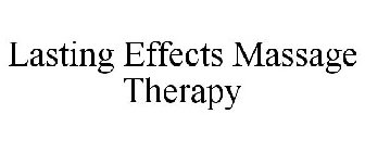 LASTING EFFECTS MASSAGE THERAPY