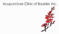 ACUPUNCTURE CLINIC OF BOULDER, INC.