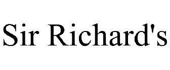 SIR RICHARD'S