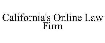 CALIFORNIA'S ONLINE LAW FIRM