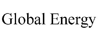 GLOBAL ENERGY