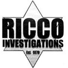 RICCO INVESTIGATIONS EST. 1979