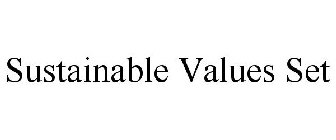 SUSTAINABLE VALUES SET