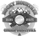 ROCKY MOUNTAIN CIGAR FESTIVAL RMCF BREWS SPIRITS A SMOKER FRIENDLY PRODUCTION SF SMOKER FRIENDLY