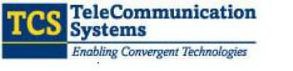 TCS TELECOMMUNICATION SYSTEMS ENABLING CONVERGENT TECHNOLOGIES