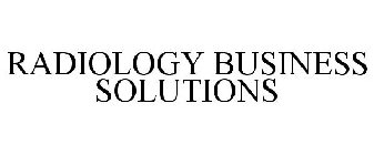 RADIOLOGY BUSINESS SOLUTIONS