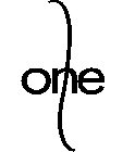 ONE