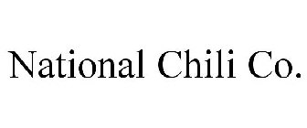 NATIONAL CHILI CO.