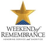 WEEKENDOF REMEMBRANCE HONORING SERVICE AND SACRIFICE