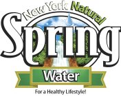 SPRING WATER NEW YORK NATURAL FOR A HEALTHY LIFESTYLE!