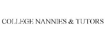 COLLEGE NANNIES + TUTORS
