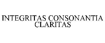 INTEGRITAS CONSONANTIA CLARITAS