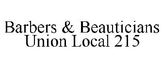 BARBERS & BEAUTICIANS UNION LOCAL 215