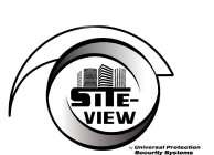 SITE-VIEW BY UNIVERSAL PROTECTION SECURITY SYSTEMS