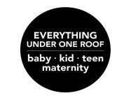 EVERYTHING UNDER ONE ROOF BABY· KID ·TEEN MATERNITY