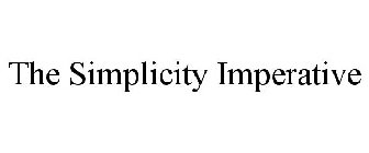 THE SIMPLICITY IMPERATIVE