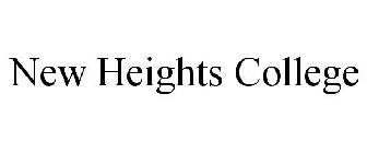 NEW HEIGHTS COLLEGE