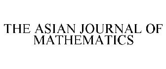 THE ASIAN JOURNAL OF MATHEMATICS