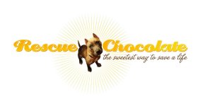 RESCUE CHOCOLATE THE SWEETEST WAY TO SAVE A LIFE