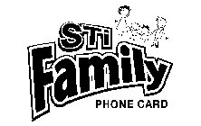 STI FAMILY PHONE CARD