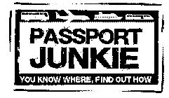 PASSPORT JUNKIE YOU KNOW WHERE, FIND OUT HOW