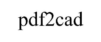 PDF2CAD