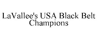 LAVALLEE'S USA BLACK BELT CHAMPIONS